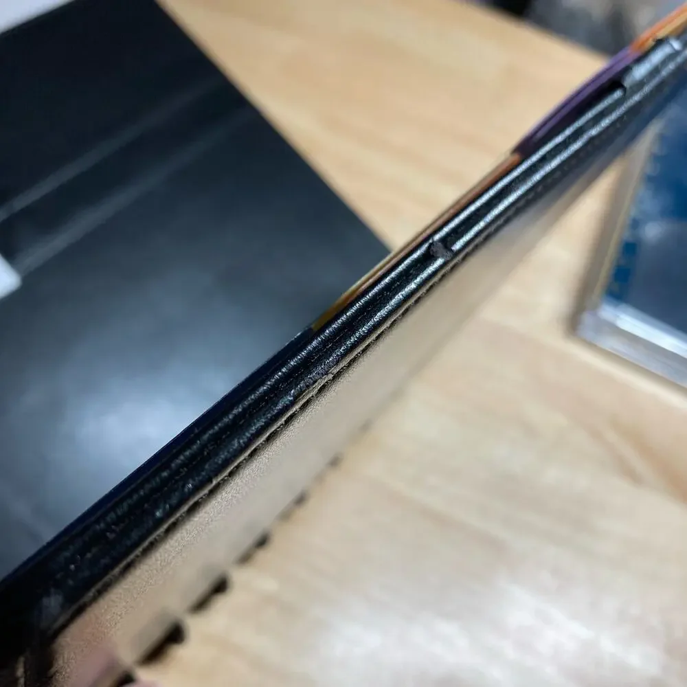 TUL Black Disc Binder w/2 sets of tabs and 50 pages Narrow Ruled Paper. Preowned - Picture 6 of 10